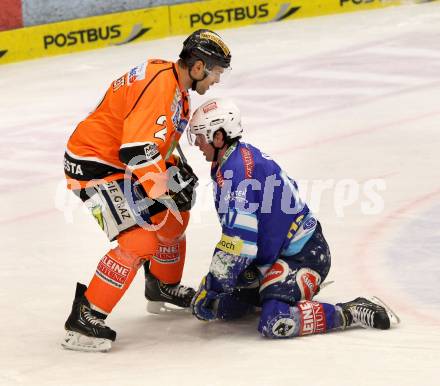 EBEL. Eishockey Bundesliga. EC VSV gegen Moser Medical Graz 99ers.  RYAN Derek (VSV), JARRETT Rodney Coleman (Graz).. Villach, am 23.12.2012.
Foto: Kuess 


---
pressefotos, pressefotografie, kuess, qs, qspictures, sport, bild, bilder, bilddatenbank