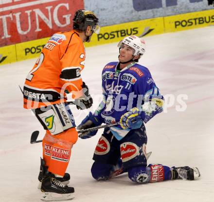 EBEL. Eishockey Bundesliga. EC VSV gegen Moser Medical Graz 99ers.  RYAN Derek (VSV), JARRETT Rodney Coleman (Graz).. Villach, am 23.12.2012.
Foto: Kuess 


---
pressefotos, pressefotografie, kuess, qs, qspictures, sport, bild, bilder, bilddatenbank