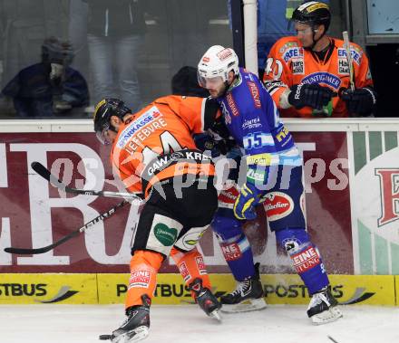 EBEL. Eishockey Bundesliga. EC VSV gegen Moser Medical Graz 99ers.  HOTHAM Scott (VSV), LATENDRESSE Olivier (Graz). Villach, am 23.12.2012.
Foto: Kuess 


---
pressefotos, pressefotografie, kuess, qs, qspictures, sport, bild, bilder, bilddatenbank