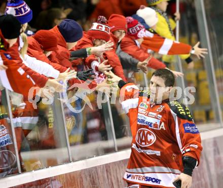 EBEL. Eishockey Bundesliga. EC KAC gegen EC Red Bull Salzburg.  Kirk Furey (KAC). Klagenfurt, am 26.12.2012.
Foto: Kuess 


---
pressefotos, pressefotografie, kuess, qs, qspictures, sport, bild, bilder, bilddatenbank