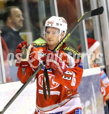 EBEL. Eishockey Bundesliga. EC KAC gegen EC Red Bull Salzburg. Tomislav Zanoski  (KAC). Klagenfurt, am 26.12.2012.
Foto: Kuess 


---
pressefotos, pressefotografie, kuess, qs, qspictures, sport, bild, bilder, bilddatenbank