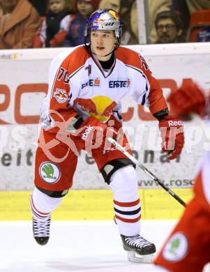 EBEL. Eishockey Bundesliga. EC KAC gegen EC Red Bull Salzburg.  Markus Poeck  (Salzburg). Klagenfurt, am 26.12.2012.
Foto: Kuess 


---
pressefotos, pressefotografie, kuess, qs, qspictures, sport, bild, bilder, bilddatenbank