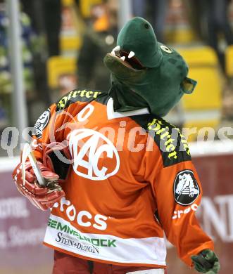 EBEL. Eishockey Bundesliga. EC KAC gegen EC Red Bull Salzburg.  Maskottchen Lindi (KAC). Klagenfurt, am 26.12.2012.
Foto: Kuess 


---
pressefotos, pressefotografie, kuess, qs, qspictures, sport, bild, bilder, bilddatenbank