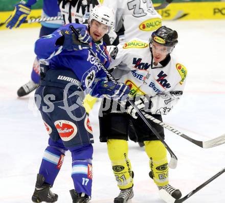 EBEL. Eishockey Bundesliga. EC VSV gegen Dornbirner Eishockey Club.  JustinTaylor,  (VSV), Alexander Feichtner (Dornbirn). Villach, am 28.12.2012.
Foto: Kuess 


---
pressefotos, pressefotografie, kuess, qs, qspictures, sport, bild, bilder, bilddatenbank