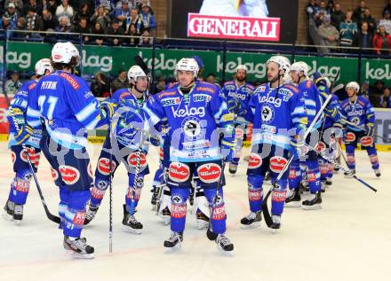 EBEL. Eishockey Bundesliga. EC VSV gegen Dornbirner Eishockey Club.  Jubel VSV. Villach, am 28.12.2012.
Foto: Kuess 


---
pressefotos, pressefotografie, kuess, qs, qspictures, sport, bild, bilder, bilddatenbank