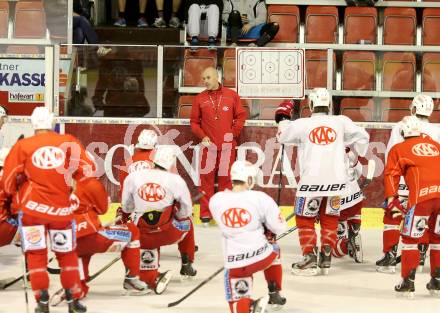 Eishockey. KAC. Training. Christer Olsson. Klagenfurt, 29.12.2012.
Foto: Kuess
---
pressefotos, pressefotografie, kuess, qs, qspictures, sport, bild, bilder, bilddatenbank