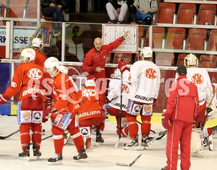 Eishockey. KAC. Training. Christer Olsson. Klagenfurt, 29.12.2012.
Foto: Kuess
---
pressefotos, pressefotografie, kuess, qs, qspictures, sport, bild, bilder, bilddatenbank