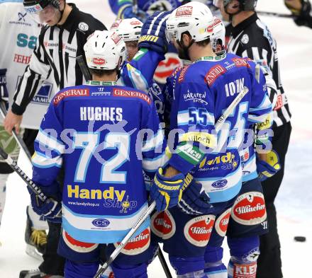 EBEL. Eishockey Bundesliga. EC VSV gegen SAPA Fehervar AV19. Torjubel VSV. Villach, am 30.12.2012.
Foto: Kuess 


---
pressefotos, pressefotografie, kuess, qs, qspictures, sport, bild, bilder, bilddatenbank