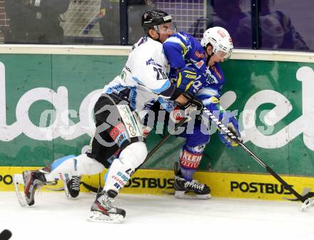 EBEL. Eishockey Bundesliga. EC VSV gegen SAPA Fehervar AV19. Patrick Platzer,  (VSV), Istvan Sofron (Alba Volan). Villach, am 30.12.2012.
Foto: Kuess 


---
pressefotos, pressefotografie, kuess, qs, qspictures, sport, bild, bilder, bilddatenbank