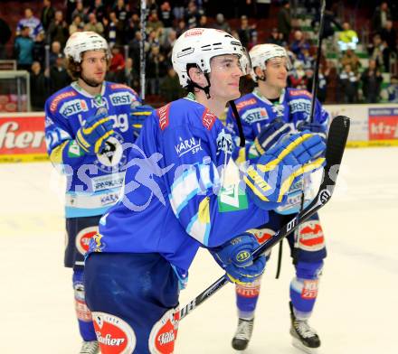 EBEL. Eishockey Bundesliga. EC VSV gegen SAPA Fehervar AV19. Jubel Derek Ryan (VSV). Villach, am 30.12.2012.
Foto: Kuess 


---
pressefotos, pressefotografie, kuess, qs, qspictures, sport, bild, bilder, bilddatenbank