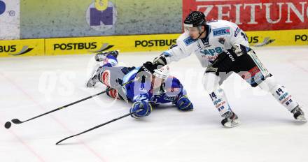 EBEL. Eishockey Bundesliga. EC VSV gegen SAPA Fehervar AV19. Antti Pusa, (VSV), Tamas Pozsgai  (Alba Volan). Villach, am 30.12.2012.
Foto: Kuess 


---
pressefotos, pressefotografie, kuess, qs, qspictures, sport, bild, bilder, bilddatenbank