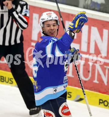 EBEL. Eishockey Bundesliga. EC VSV gegen SAPA Fehervar AV19.  Torjubel Marco Pewal (VSV). Villach, am 30.12.2012.
Foto: Kuess 


---
pressefotos, pressefotografie, kuess, qs, qspictures, sport, bild, bilder, bilddatenbank