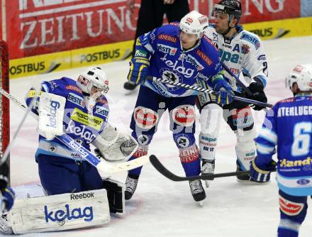 EBEL. Eishockey Bundesliga. EC VSV gegen SAPA Fehervar AV19. Jean Philippe Lamoureux, Derek Damon (VSV). Villach, am 30.12.2012.
Foto: Kuess 


---
pressefotos, pressefotografie, kuess, qs, qspictures, sport, bild, bilder, bilddatenbank