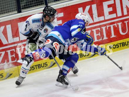 EBEL. Eishockey Bundesliga. EC VSV gegen SAPA Fehervar AV19. Markus Peintner, (VSV), Peter Hetenyi  (Alba Volan). Villach, am 30.12.2012.
Foto: Kuess 


---
pressefotos, pressefotografie, kuess, qs, qspictures, sport, bild, bilder, bilddatenbank