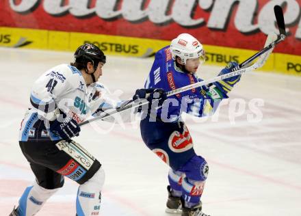 EBEL. Eishockey Bundesliga. EC VSV gegen SAPA Fehervar AV19. Derek Ryan,  (VSV), Tamas Sille (Alba Volan). Villach, am 30.12.2012.
Foto: Kuess 


---
pressefotos, pressefotografie, kuess, qs, qspictures, sport, bild, bilder, bilddatenbank