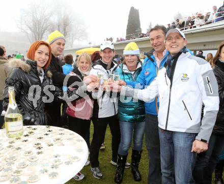 Neujahrsschwimmen. Werner Uran, Robert Kanduth. Velden, am 1.1.2013.
Foto: Kuess 
---
pressefotos, pressefotografie, kuess, qs, qspictures, sport, bild, bilder, bilddatenbank