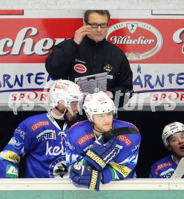 EBEL. Eishockey Bundesliga. EC VSV gegen SAPA Fehervar AV19. Trainer Hannu Jaervenpaeae (VSV). Villach, am 30.12.2012.
Foto: Kuess 


---
pressefotos, pressefotografie, kuess, qs, qspictures, sport, bild, bilder, bilddatenbank