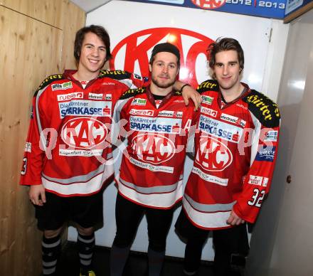 Eishockey. KACU20. Philipp Koczera, Markus Steiner, Stefan Schumnig. Klagenfurt, 2.1.2013.
Foto: Kuess
---
pressefotos, pressefotografie, kuess, qs, qspictures, sport, bild, bilder, bilddatenbank