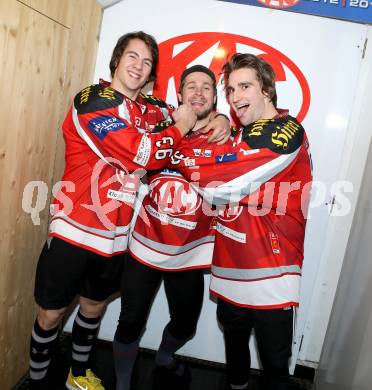 Eishockey. KACU20. Philipp Koczera, Markus Steiner, Stefan Schumnig. Klagenfurt, 2.1.2013.
Foto: Kuess
---
pressefotos, pressefotografie, kuess, qs, qspictures, sport, bild, bilder, bilddatenbank