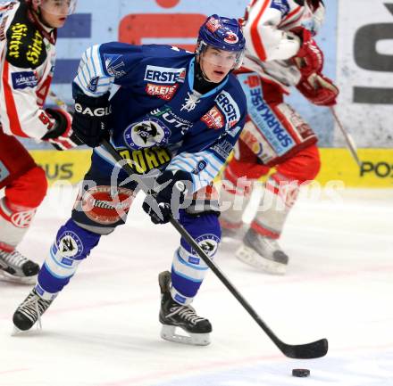 Eishockey. EBYSYL. VSV U20 gegen KAC U20. Alexander Rauchenwald (VSV). Villach, 6.1.2013.
Foto: Kuess
---
pressefotos, pressefotografie, kuess, qs, qspictures, sport, bild, bilder, bilddatenbank