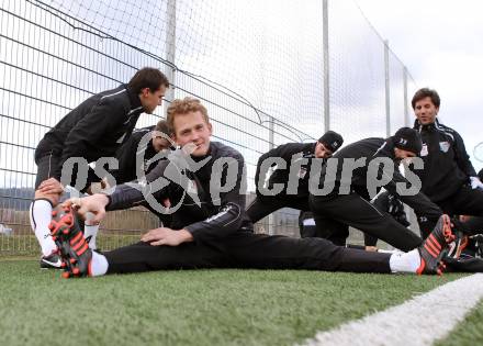 Fussball. Bundesliga. RZ Pellets WAC. Training.  Christian Dobnik. St. Andrae, 7.1.2013.
Foto: Kuess
---
pressefotos, pressefotografie, kuess, qs, qspictures, sport, bild, bilder, bilddatenbank