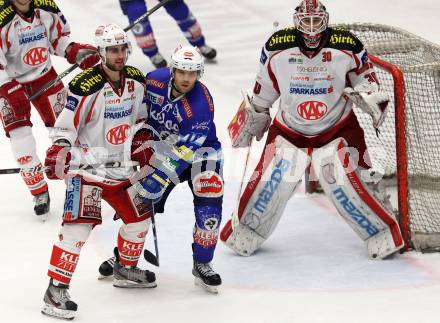 EBEL. Eishockey Bundesliga. EC VSV gegen KAC. Derek Damon, (VSV),  Matin Schumnig, Rene Swette (KAC). Villach, am 13.1.2013.
Foto: Kuess 


---
pressefotos, pressefotografie, kuess, qs, qspictures, sport, bild, bilder, bilddatenbank