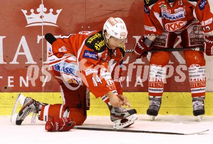 EBEL. Eishockey Bundesliga. EC KAC gegen HC TWK Innsbruck "Die Haie".   Johannes Reichel (KAC). Klagenfurt, am 15.1.2013.
Foto: Kuess 


---
pressefotos, pressefotografie, kuess, qs, qspictures, sport, bild, bilder, bilddatenbank