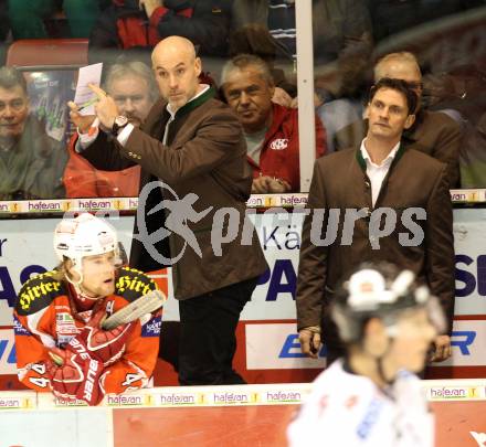 EBEL. Eishockey Bundesliga. EC KAC gegen HC TWK Innsbruck "Die Haie".   Christer Olsson, Bernhard Sussitz (KAC). Klagenfurt, am 15.1.2013.
Foto: Kuess 


---
pressefotos, pressefotografie, kuess, qs, qspictures, sport, bild, bilder, bilddatenbank