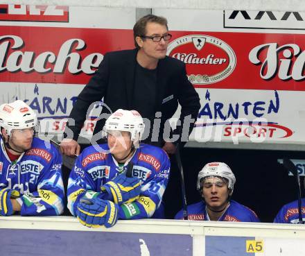 EBEL. Eishockey Bundesliga. EC VSV gegen KAC. Trainer Hannu Jaervenpaeae (VSV). Villach, am 13.1.2013.
Foto: Kuess 


---
pressefotos, pressefotografie, kuess, qs, qspictures, sport, bild, bilder, bilddatenbank