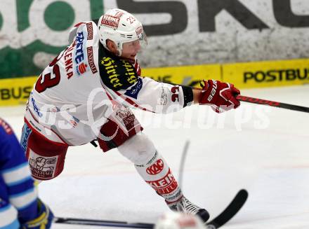 EBEL. Eishockey Bundesliga. EC VSV gegen KAC.  Mike Siklenka (KAC). Villach, am 13.1.2013.
Foto: Kuess 


---
pressefotos, pressefotografie, kuess, qs, qspictures, sport, bild, bilder, bilddatenbank