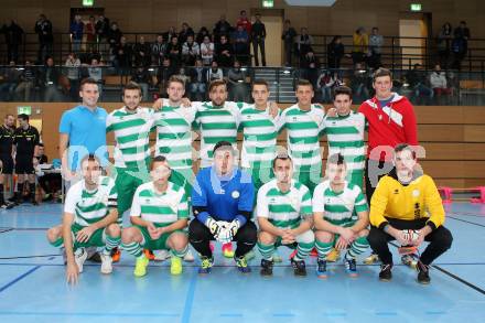 Futsal. Futsal Klagenfurt gegen Hegelhof RB Wien. Mannschaftsfoto Futsal Klagenfurt. Viktring, am 20.1.2012.
Foto: Kuess
---
pressefotos, pressefotografie, kuess, qs, qspictures, sport, bild, bilder, bilddatenbank