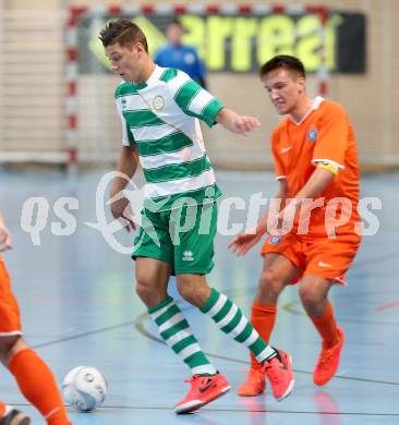 Futsal. Futsal Klagenfurt gegen Hegelhof RB Wien. Niko Maric (Futsal Klagenfurt). Viktring, am 20.1.2012.
Foto: Kuess
---
pressefotos, pressefotografie, kuess, qs, qspictures, sport, bild, bilder, bilddatenbank