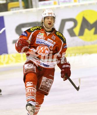 EBEL. Eishockey Bundesliga. EC KAC gegen SAPA Fehervar AV19. Torjubel John Lammers  (KAC). Klagenfurt, am 20.1.2013.
Foto: Kuess 


---
pressefotos, pressefotografie, kuess, qs, qspictures, sport, bild, bilder, bilddatenbank