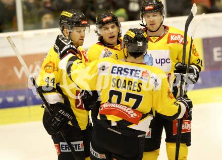 EBEL. Eishockey Bundesliga. EC KAC gegen UPC Vienna Capitals.  Torjubel (Vienna). Klagenfurt, am 22.1.2013.
Foto: Kuess 


---
pressefotos, pressefotografie, kuess, qs, qspictures, sport, bild, bilder, bilddatenbank