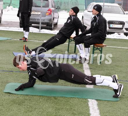 Fussball. WAC. Training.  Marc Klicnik. St. Andrae, 28.1.2013. 
Foto: Kuess
---
pressefotos, pressefotografie, kuess, qs, qspictures, sport, bild, bilder, bilddatenbank