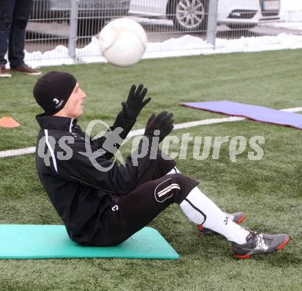 Fussball. WAC. Training. Manuel Kerhe. St. Andrae, 28.1.2013. 
Foto: Kuess
---
pressefotos, pressefotografie, kuess, qs, qspictures, sport, bild, bilder, bilddatenbank