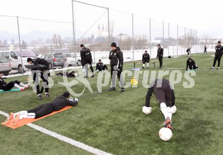 Fussball. WAC. Training. Nenad Bjelica. St. Andrae, 28.1.2013. 
Foto: Kuess
---
pressefotos, pressefotografie, kuess, qs, qspictures, sport, bild, bilder, bilddatenbank