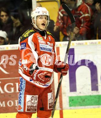 EBEL. Eishockey Bundesliga. EC KAC gegen VSV.  Torjubel Stephan Geier (KAC). Klagenfurt, am 29.1.2013.
Foto: Kuess 


---
pressefotos, pressefotografie, kuess, qs, qspictures, sport, bild, bilder, bilddatenbank