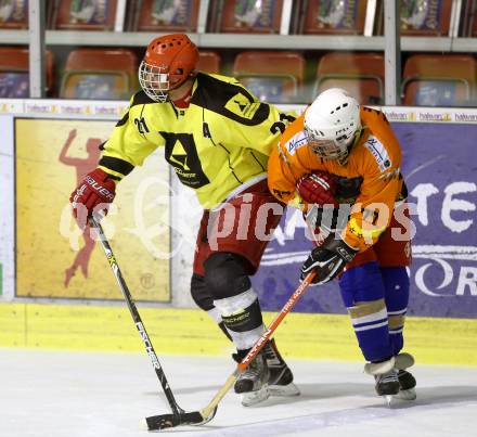 Eishockey Cup. HC Post gegen Ascus Rangers. Walter Pansi (Post), Josef Tomantschger (Ascus). Klagenfurt, 31.1.2013.
Foto: Kuess
---
pressefotos, pressefotografie, kuess, qs, qspictures, sport, bild, bilder, bilddatenbank