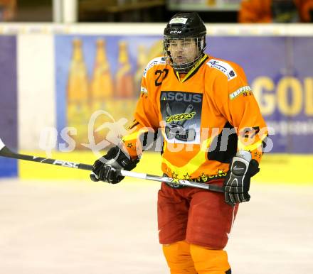 Eishockey Cup. HC Post gegen Ascus Rangers. Harald Kriener (Ascus). Klagenfurt, 31.1.2013.
Foto: Kuess
---
pressefotos, pressefotografie, kuess, qs, qspictures, sport, bild, bilder, bilddatenbank