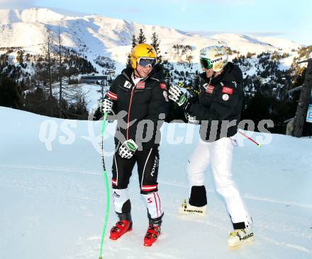 Schi Alpin. Training OESV Nationalteam.  Max Franz, Matthias Mayer. Turrach, am 31.1.2013.
Foto: Kuess
---
pressefotos, pressefotografie, kuess, qs, qspictures, sport, bild, bilder, bilddatenbank