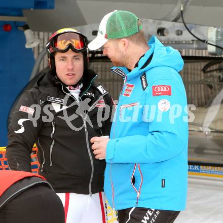 Schi Alpin. Training OESV Nationalteam.  Marcel Hirscher, Klaus Kroell. Turrach, am 1.2.2013.
Foto: Kuess
---
pressefotos, pressefotografie, kuess, qs, qspictures, sport, bild, bilder, bilddatenbank