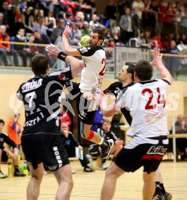 Handball Bundesliga. Aufstiegsrunde. SC Ferlach gegen ULZ Sparkasse Schwaz. Dean Pomorisac (Ferlach). Ferlach, 9.2.2013.
Foto: Kuess
---
pressefotos, pressefotografie, kuess, qs, qspictures, sport, bild, bilder, bilddatenbank