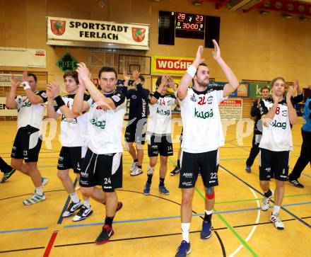 Handball Bundesliga. Aufstiegsrunde. SC Ferlach gegen ULZ Sparkasse Schwaz. Jubel Ferlach. Ferlach, 9.2.2013.
Foto: Kuess
---
pressefotos, pressefotografie, kuess, qs, qspictures, sport, bild, bilder, bilddatenbank