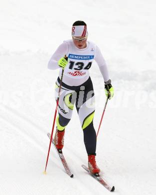 Langlauf. Oesterreichische Meisterschaften.  Lisa Hausott. Villach, 9.1.2013.
Foto: Kuess
---
pressefotos, pressefotografie, kuess, qs, qspictures, sport, bild, bilder, bilddatenbank