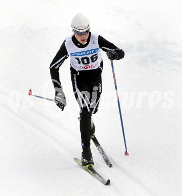 Langlauf. Oesterreichische Meisterschaften. Magnus Oberhauser. Villach, 9.1.2013.
Foto: Kuess
---
pressefotos, pressefotografie, kuess, qs, qspictures, sport, bild, bilder, bilddatenbank