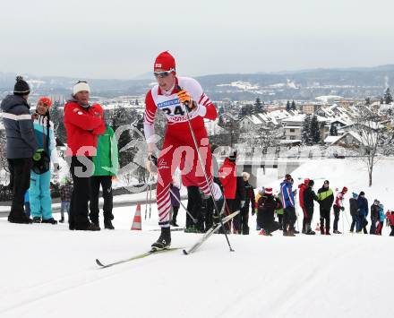 Langlauf. Oesterreichische Meisterschaften. Luis Stadlober  . Villach, 9.1.2013.
Foto: Kuess
---
pressefotos, pressefotografie, kuess, qs, qspictures, sport, bild, bilder, bilddatenbank