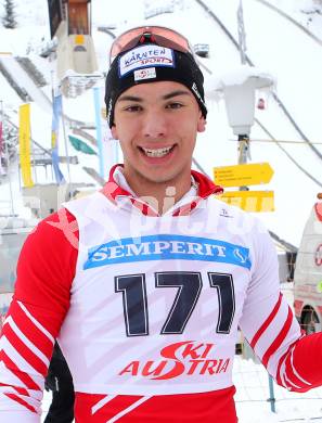 Langlauf. Oesterreichische Meisterschaften.  Raphael Gatti. Villach, 9.1.2013.
Foto: Kuess
---
pressefotos, pressefotografie, kuess, qs, qspictures, sport, bild, bilder, bilddatenbank