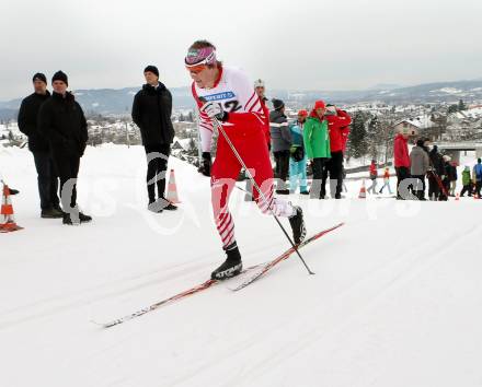 Langlauf. Oesterreichische Meisterschaften.  Tobias Habenicht. Villach, 9.1.2013.
Foto: Kuess
---
pressefotos, pressefotografie, kuess, qs, qspictures, sport, bild, bilder, bilddatenbank