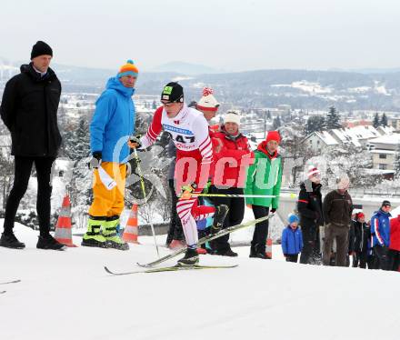 Langlauf. Oesterreichische Meisterschaften.  Max Hauke. Villach, 9.1.2013.
Foto: Kuess
---
pressefotos, pressefotografie, kuess, qs, qspictures, sport, bild, bilder, bilddatenbank